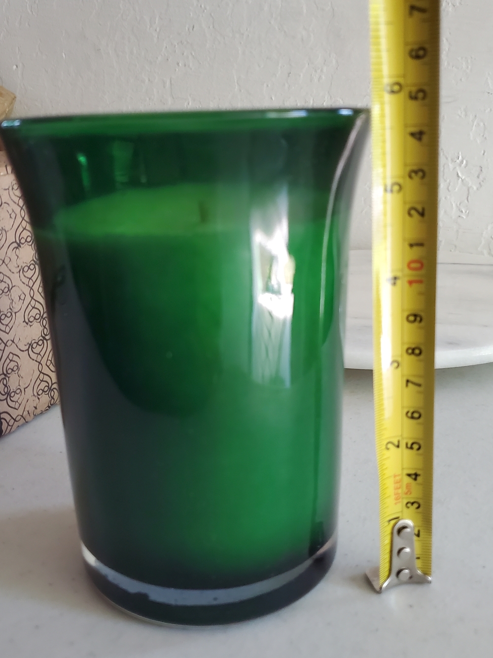 Autumn Maple Leaves scent 24 oz Candle green jar New Home Interiors clean burn - Picture 9 of 15